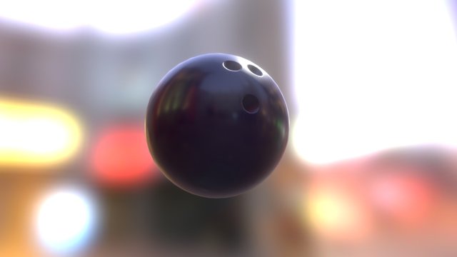 Bowling ball 3D Model