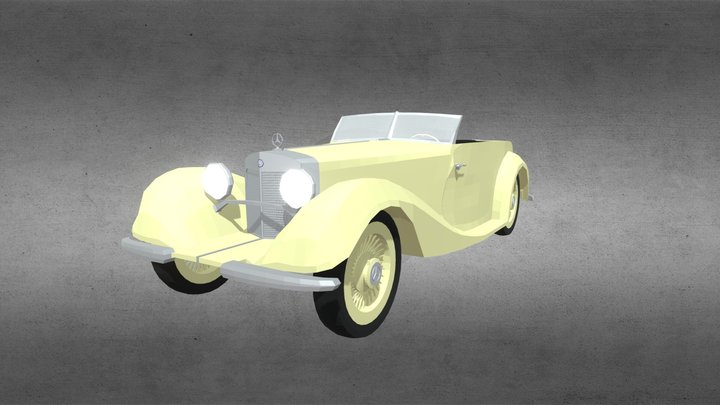 Mercedes-Benz 540K 3D Model
