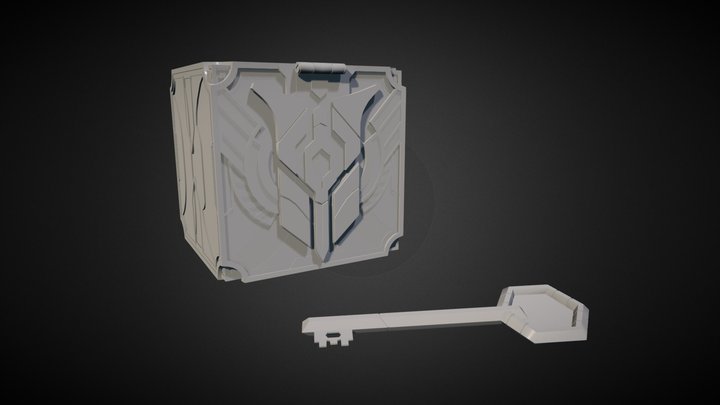 Hextech Chest 3D Model