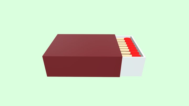 Match Box 3D Model