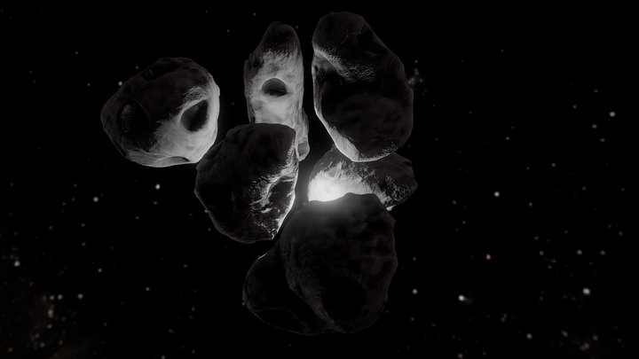 Asteroids 3D Model