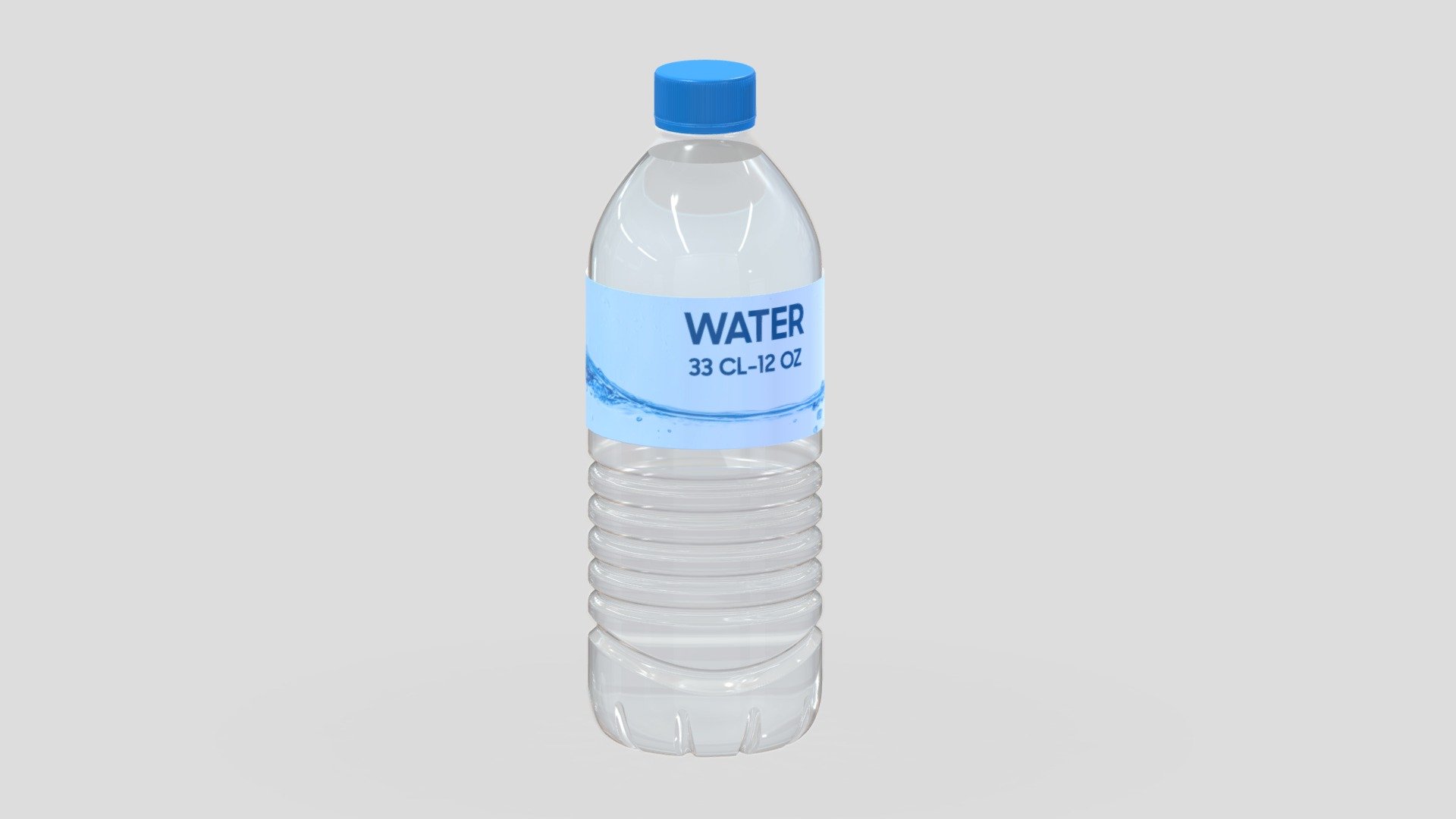 Water Bottle 33CL 12OZ Generic - Buy Royalty Free 3D model by Frezzy ...