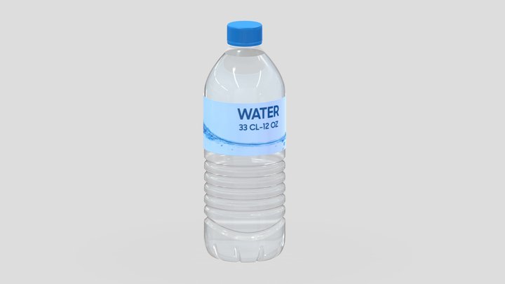 Water Bottle 50 CL 16 OZ | 3D model