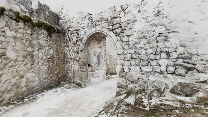 Archway - Castle Zvíkov 3D Model