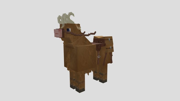 Bovine Minecraft model 3D Model