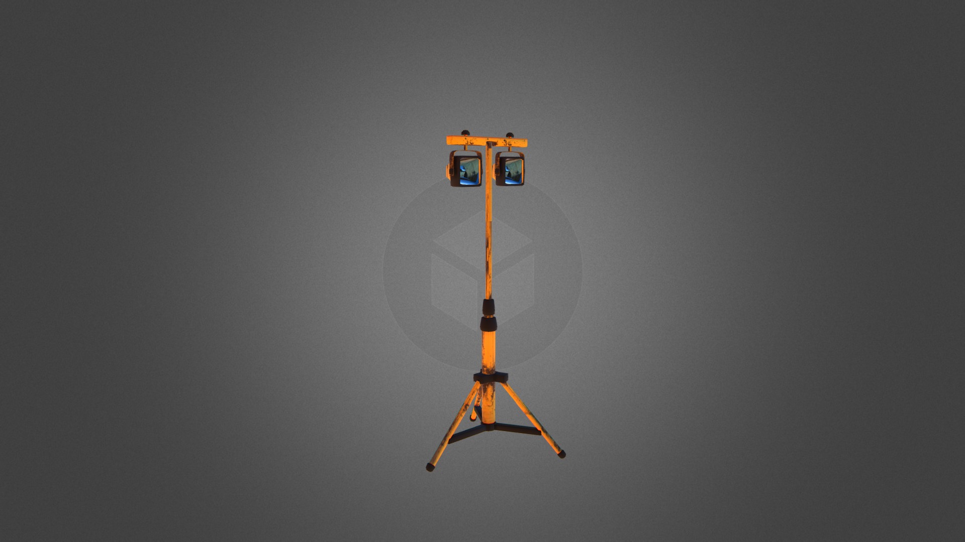 3D model Desert Military Kit: Work Lights - This is a 3D model of the Desert Military Kit: Work Lights. The 3D model is about a satellite in the sky.