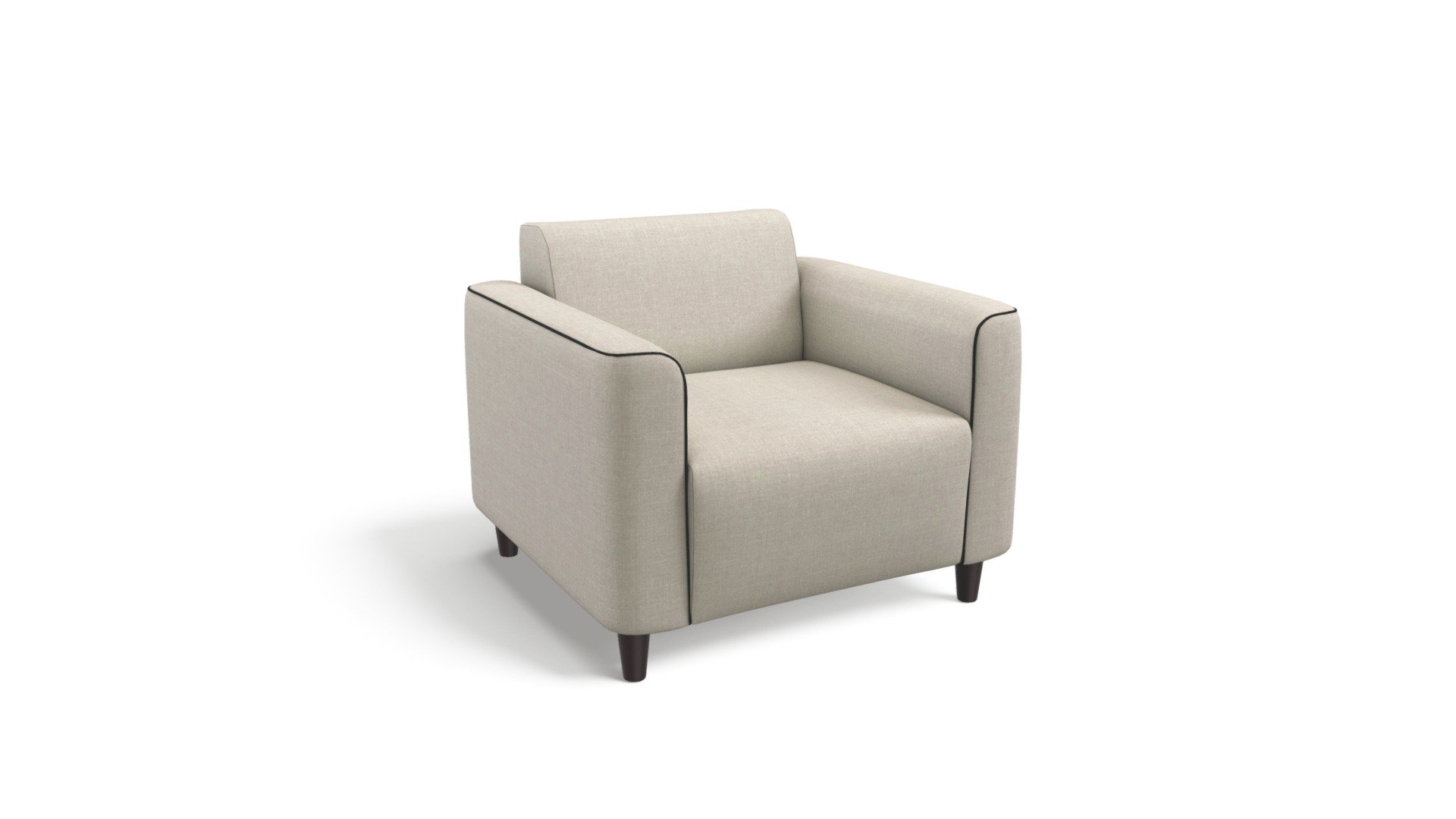 Arthus Armchair, Quail Beige