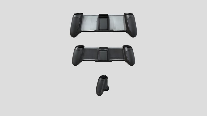 Premium ergonomic universal handheld grip 3D Model