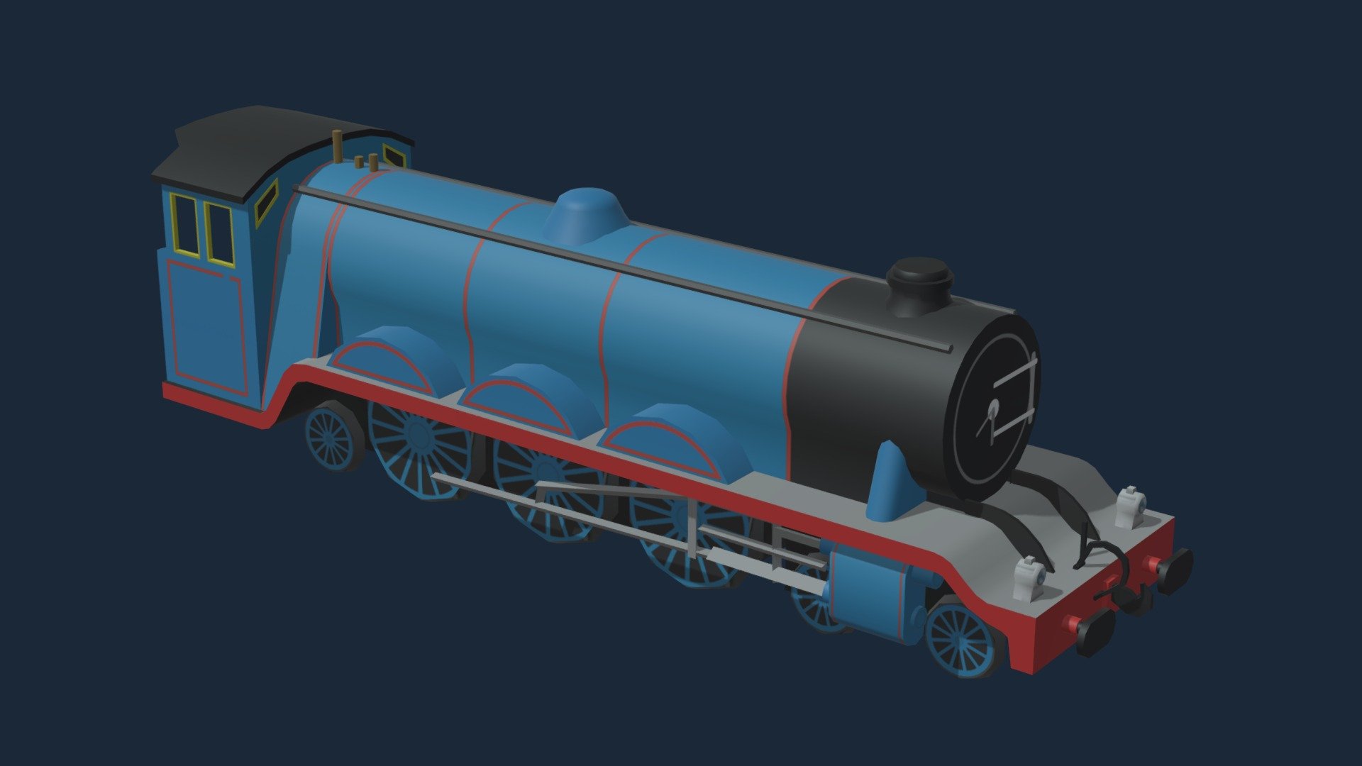 Gordon the Big Engine A1 - Download Free 3D model by Sea Land Air ...