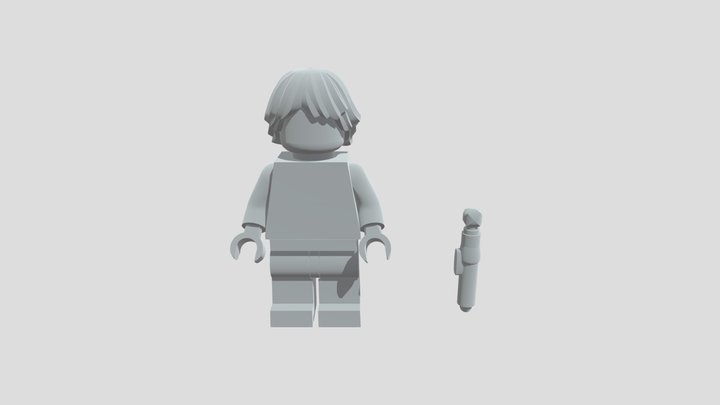 Lego Doctor With Sonic 3D Model