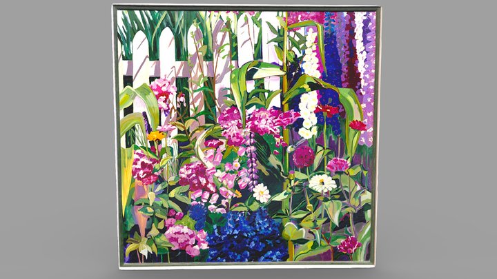 Kitchen Garden in August Sun Painting