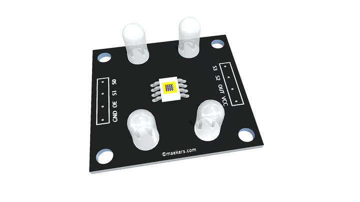 COLOR SENSOR TCS3200 3D Model