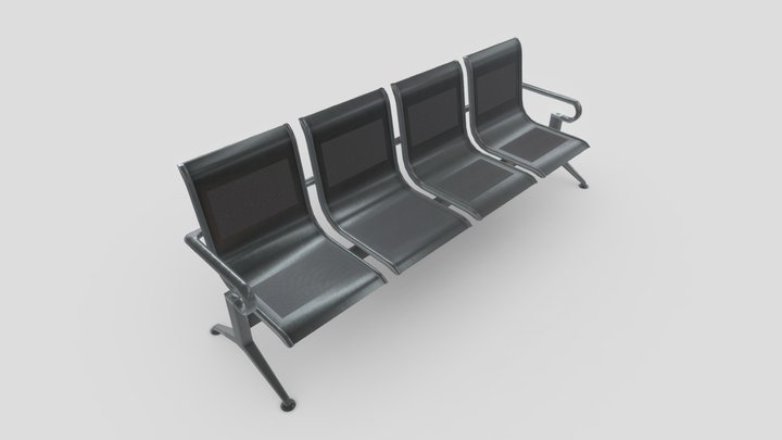 Waiting Chair 3D Model