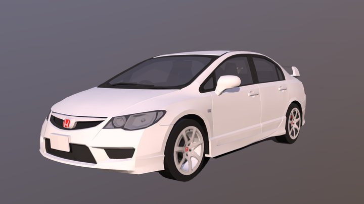 2008 Honda Civic Type-R (FD2R) 3D Model
