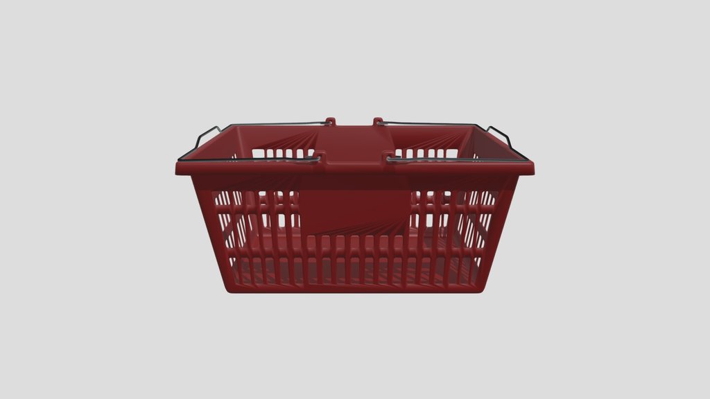 Plastic Supermarket Basket