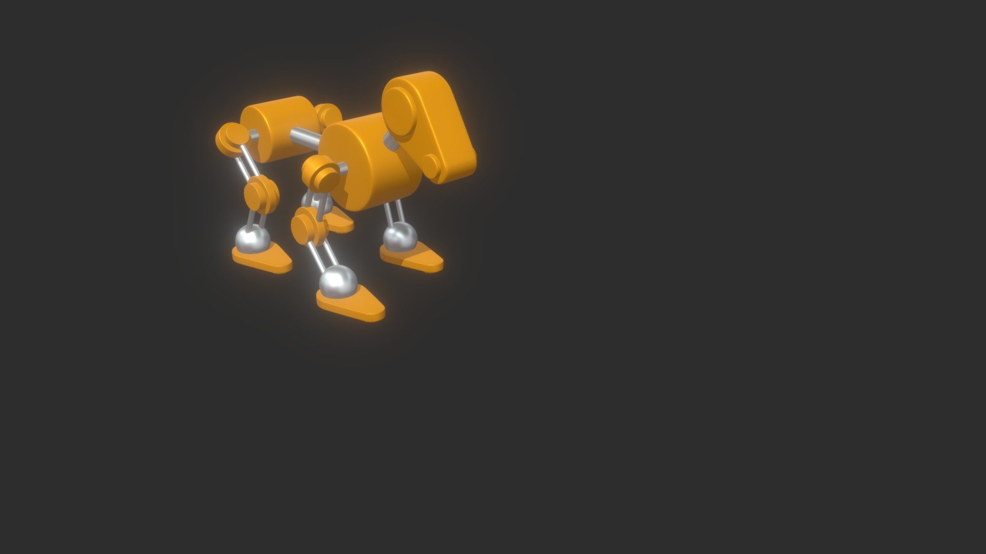 rigged robodog