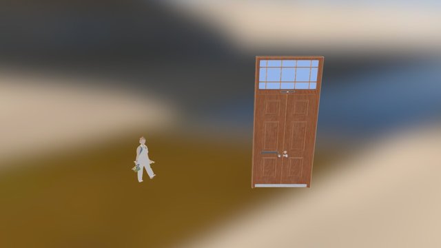 Door final 3D Model