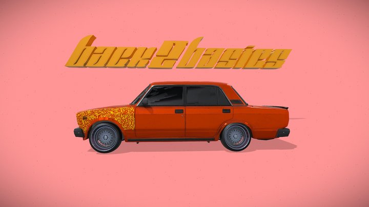 LADA VAZ 2105 (Free) 3D Model