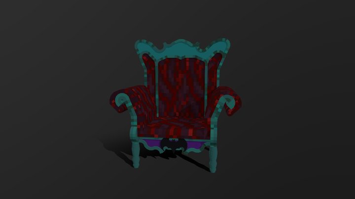 魔法王座 3D Model