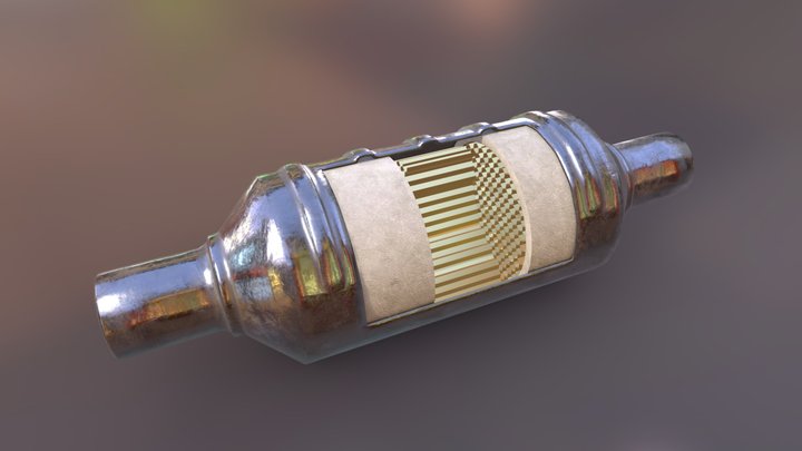 Catalytic Converter – Gratis 3D-model STL