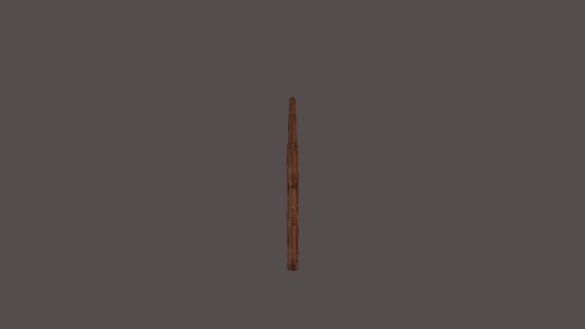 Simple wooden Farmfence 3D Model