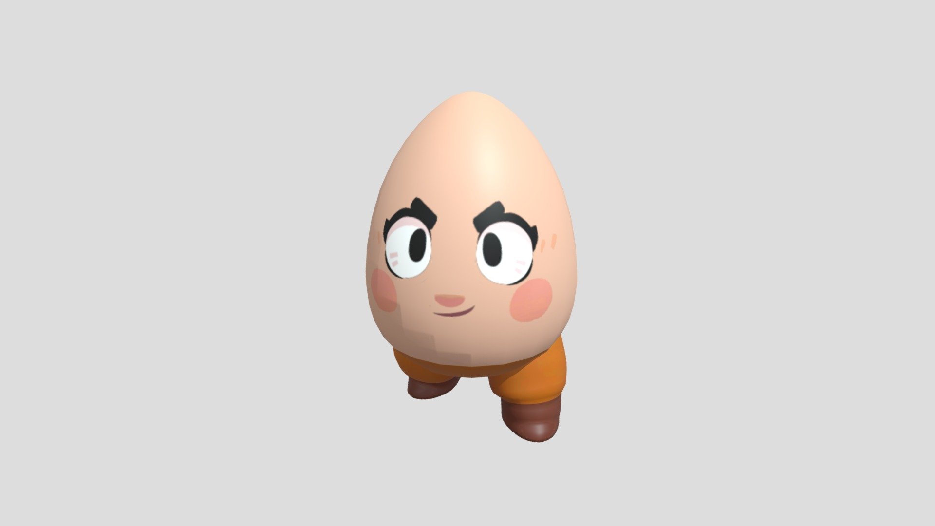 Eggpam With Bones - For Renders