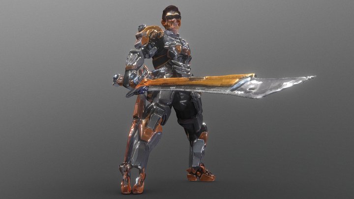Game for Peace Infection Mode 3.0 Blade Hunter. 3D Model