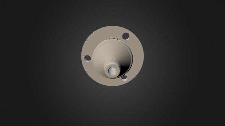 Drip Nozzle 3/8 inch, 3 hole - Drip Hydroponics 3D Model