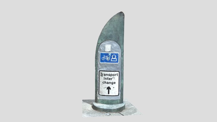 Poo square sign 3D Model