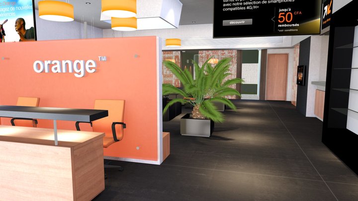 Orange 3d model preview 3D Model