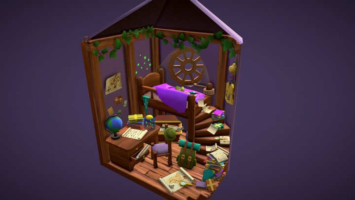 DAECrib - Caroliine Siman 3D Model