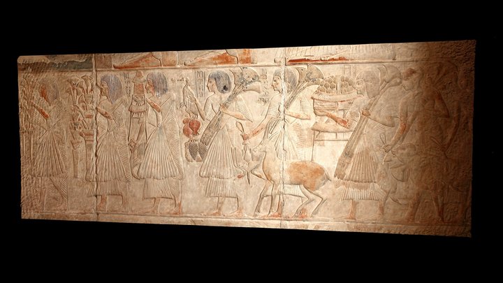 Offering Bearers, Tomb of Maya, Saqqara Egypt – Modello 3D gratuito STL