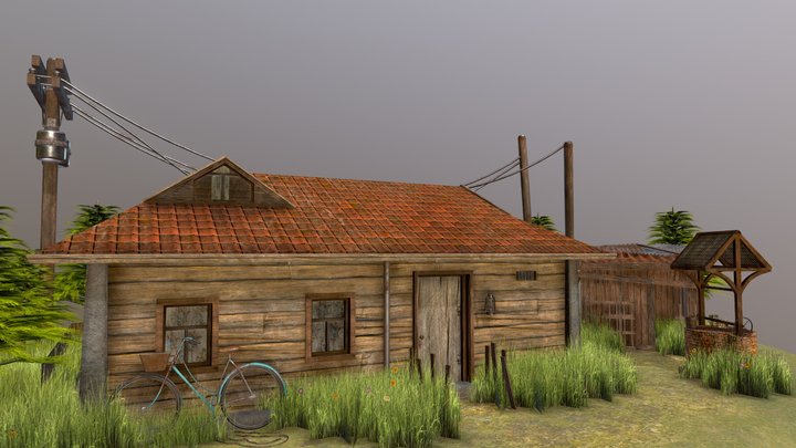Diorama End Assignment - Grandma's house @DAE 3D Model