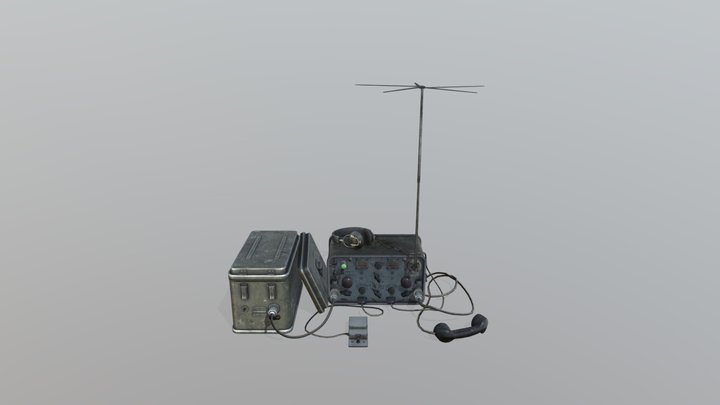 Soviet Radio RBM-1 3D Model