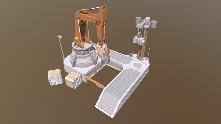 Platforma 3D Model