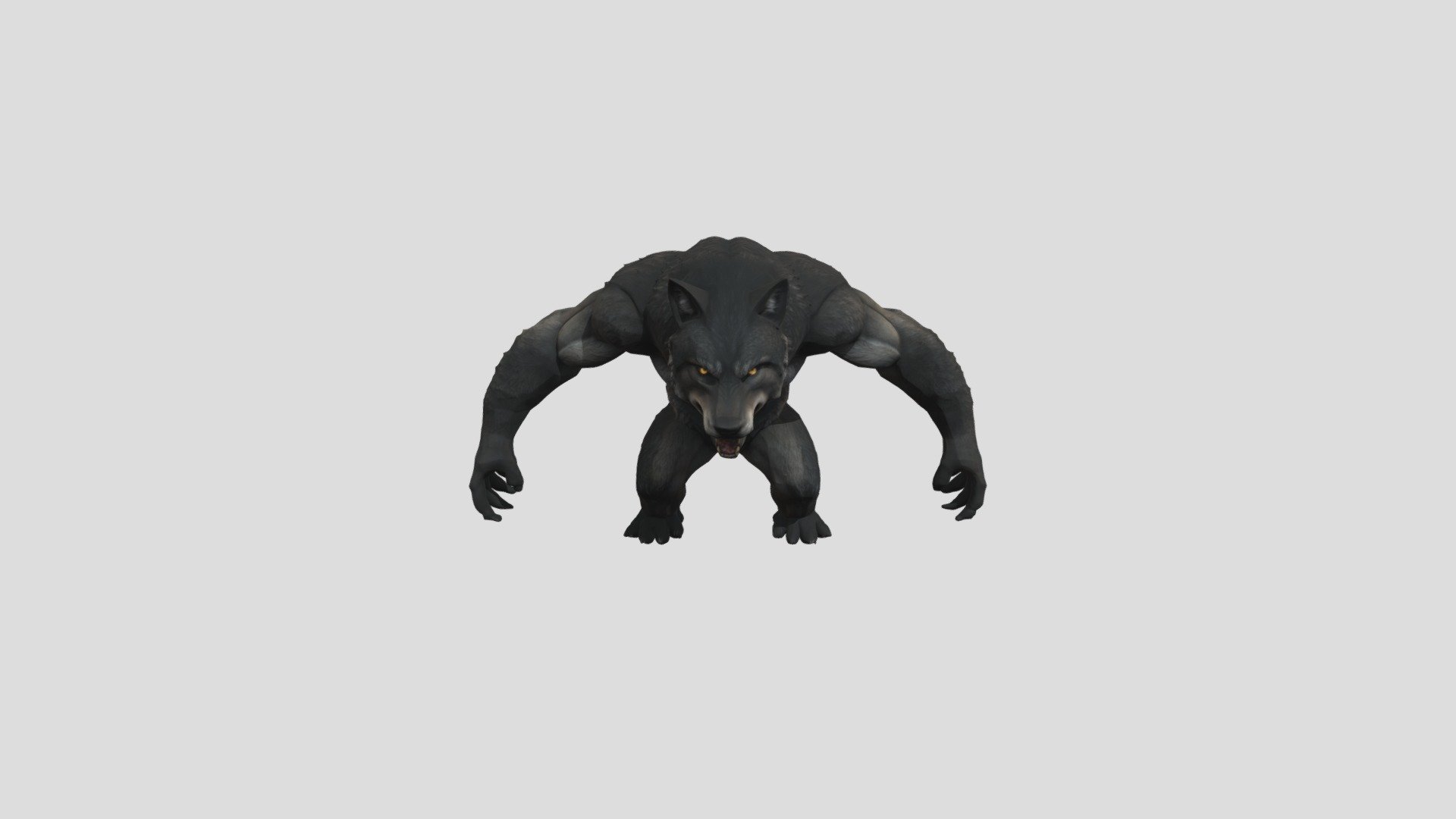 Monster_ Werewolf - Download Free 3D model by Digital Visual Arts ...