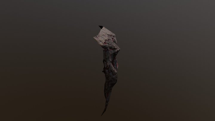 Cliff Rocks Procedural material 2 3D Model