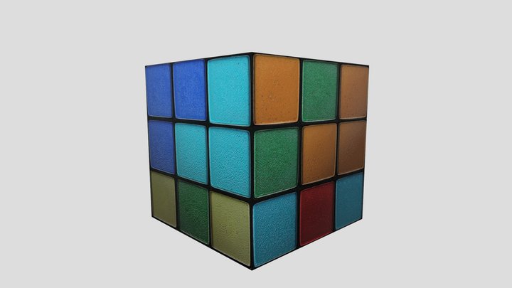 Rubik's Cube 3D Model