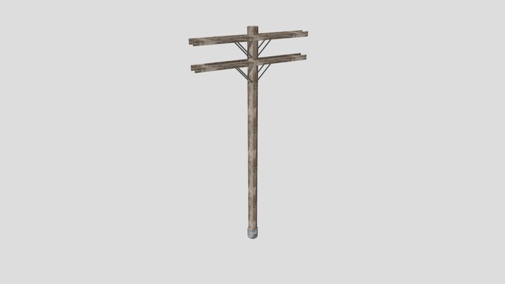 Telephone_Pole_1 3D Model