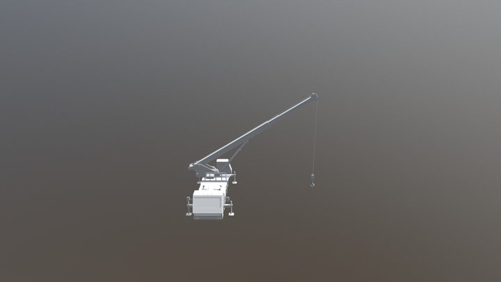 Crane Raising Gak-start 01 3D Model