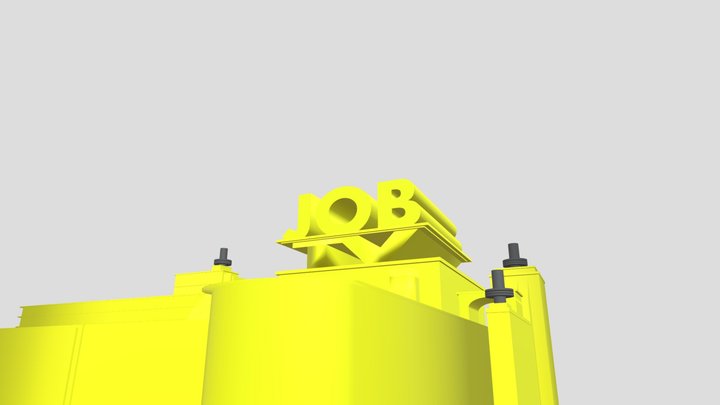 Job TV Logo Remake 3D Model