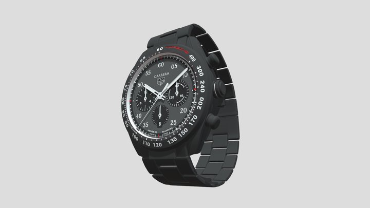 Tag Heuer Watch 3D Model