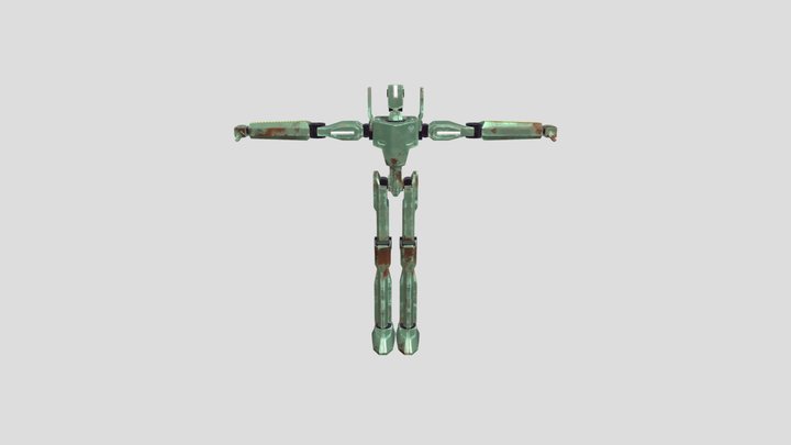 V1 Robot textured 3D Model