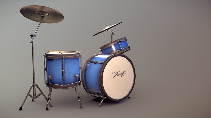 Drum 3D Model