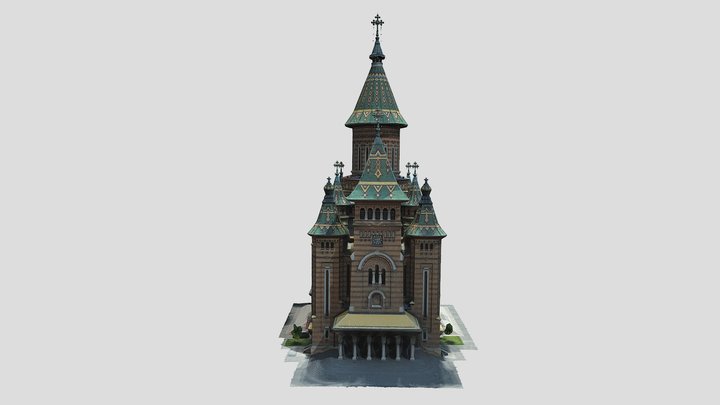 The Metropolitan Cathedral of Timișoara 3D Model