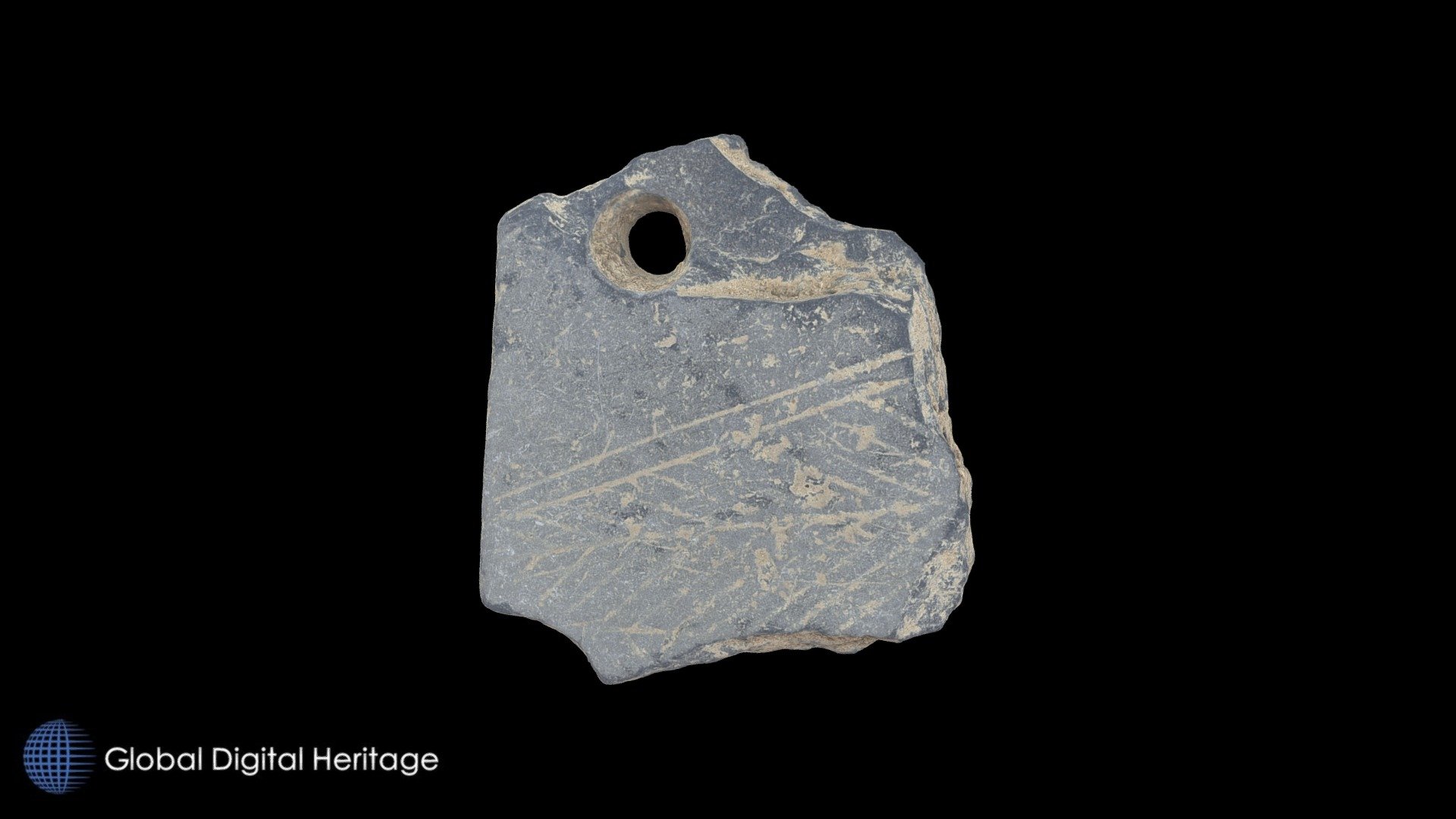 Schist idol plaque, Anta Grande do Zambujeiro