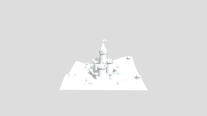 Medieval Castle 3D Model