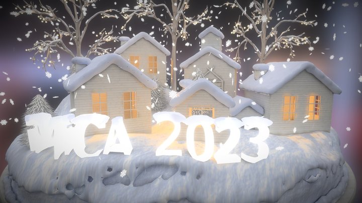 Joyeux Noël 2022 et bonne année 2023 - iMiCA 🎊 3D Model