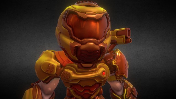 Gold Slayer Collectible Mode 3D Model