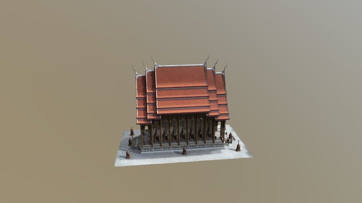 4saladang Temple All 3D Model